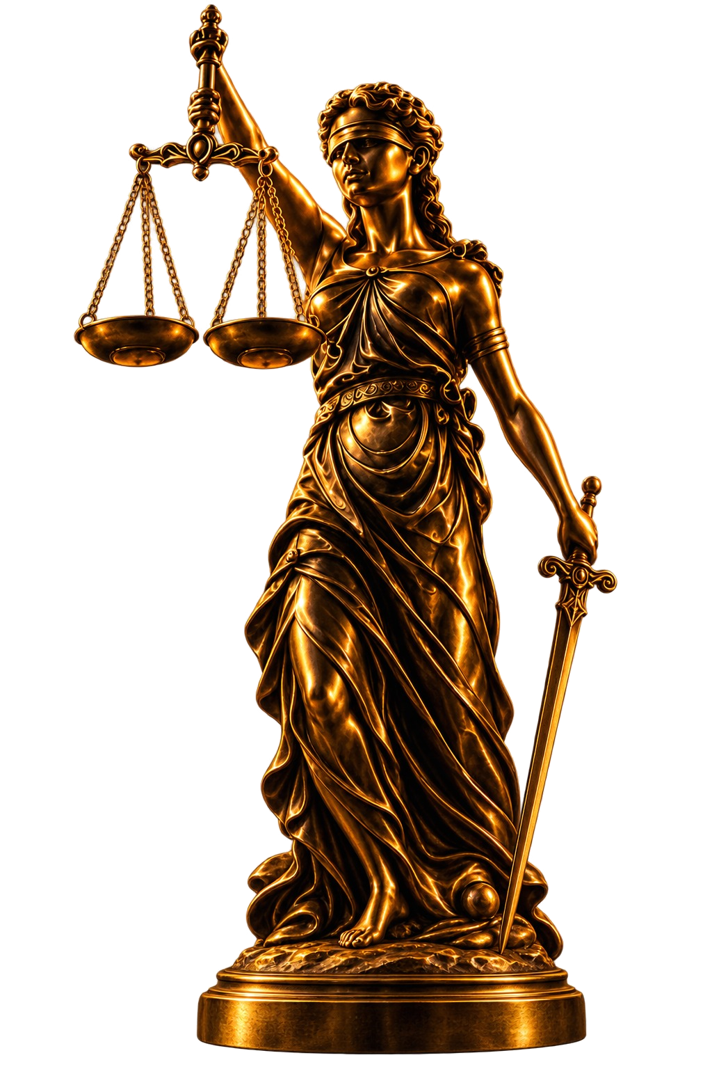 Justiça com a Balança e a Espada